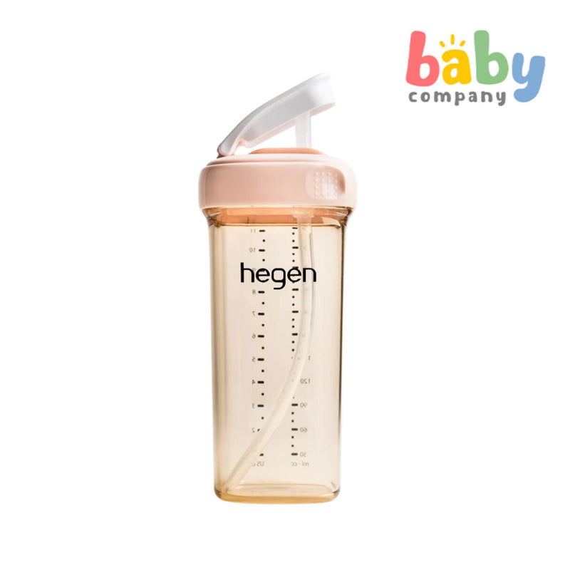 Hegen Straw Cup PPSU 11oz - Pink