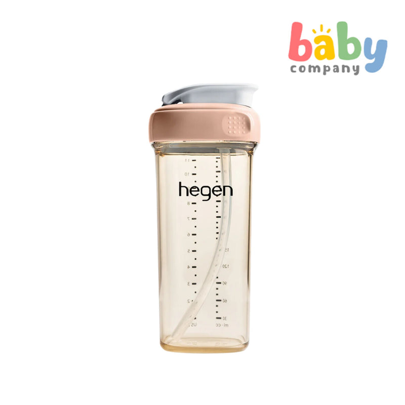 Hegen Straw Cup PPSU 11oz - Pink