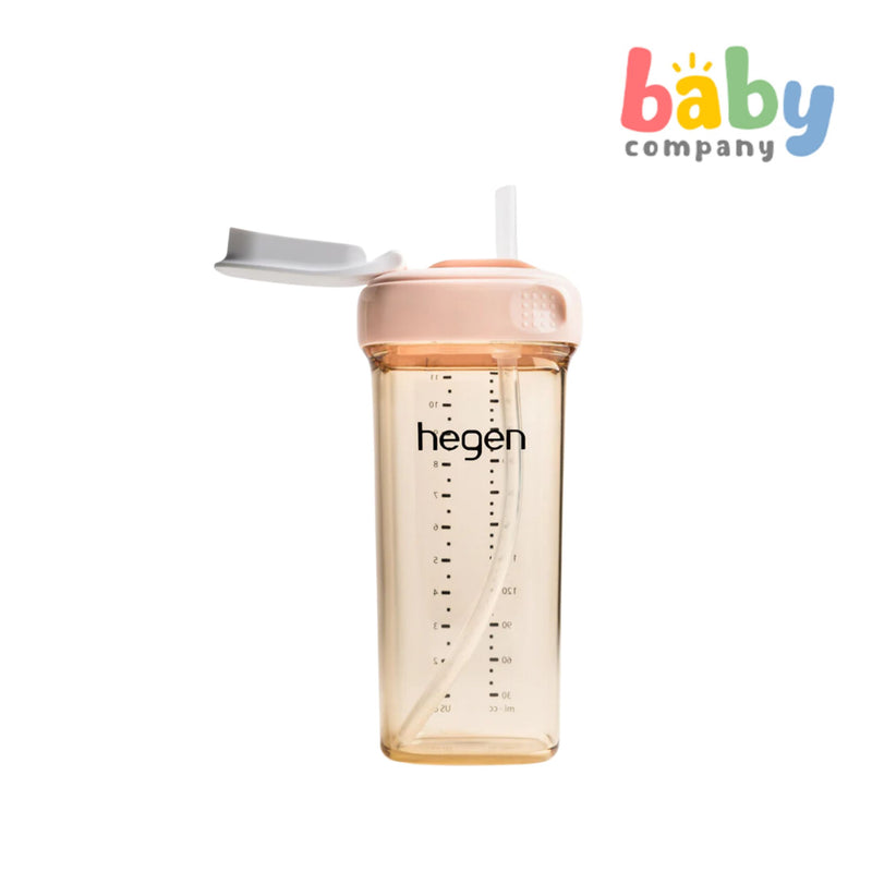 Hegen Straw Cup PPSU 11oz - Pink