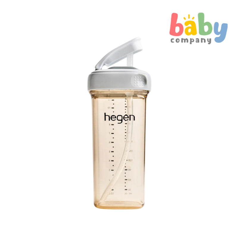 Hegen Straw Cup PPSU 11oz - Grey