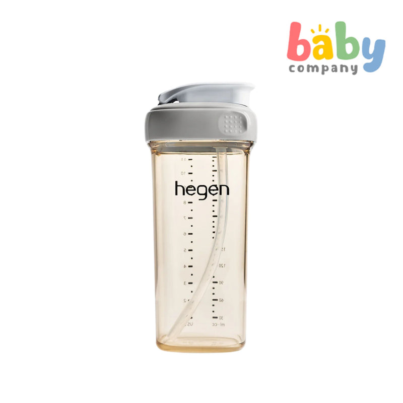 Hegen Straw Cup PPSU 11oz - Grey