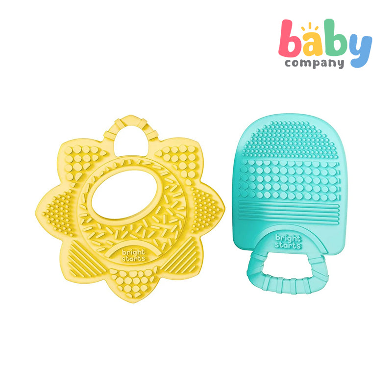 Bright Starts Sunny Soothers Easy Grasp Teether 2 Pack