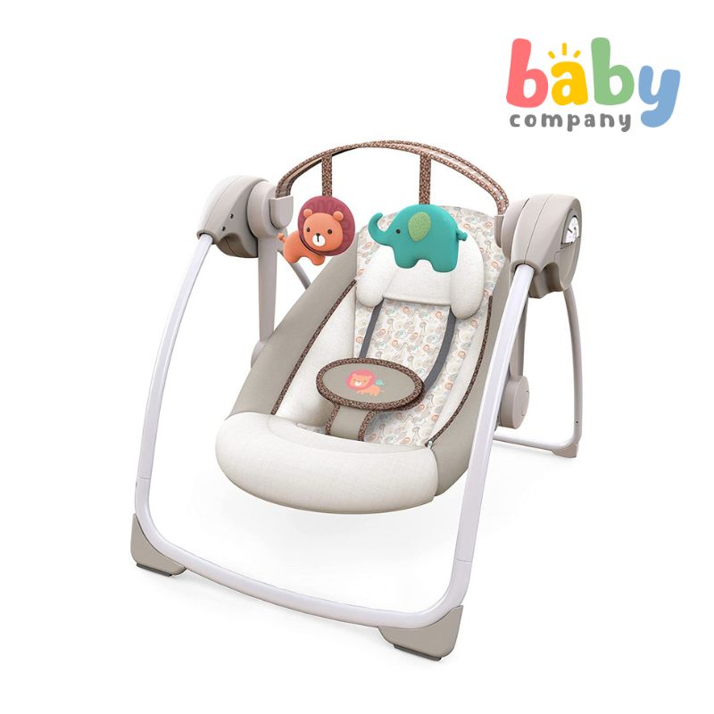 Kids II Ing Soothe N Delight Swing Cozy Kingdom – Baby Company