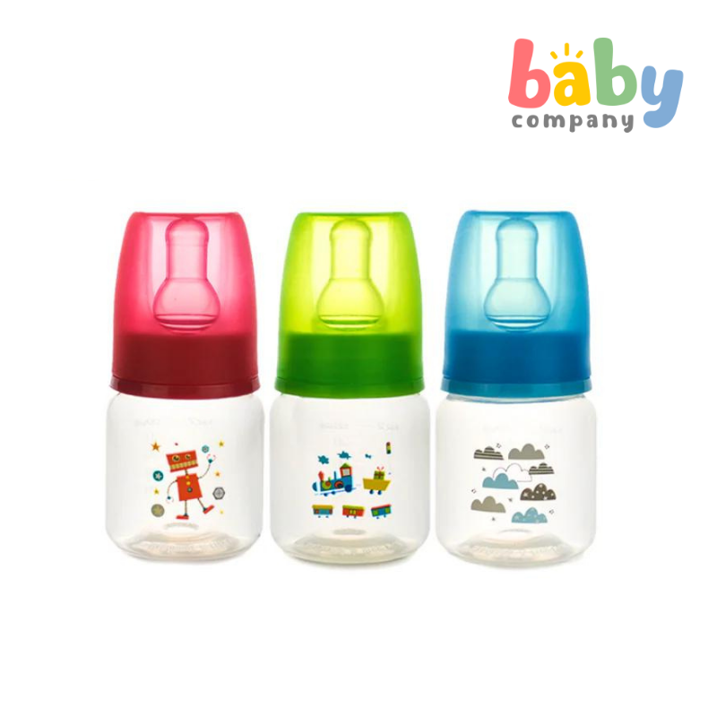 Coral Babies Feeding Bottles - 2oz, Pack of 3