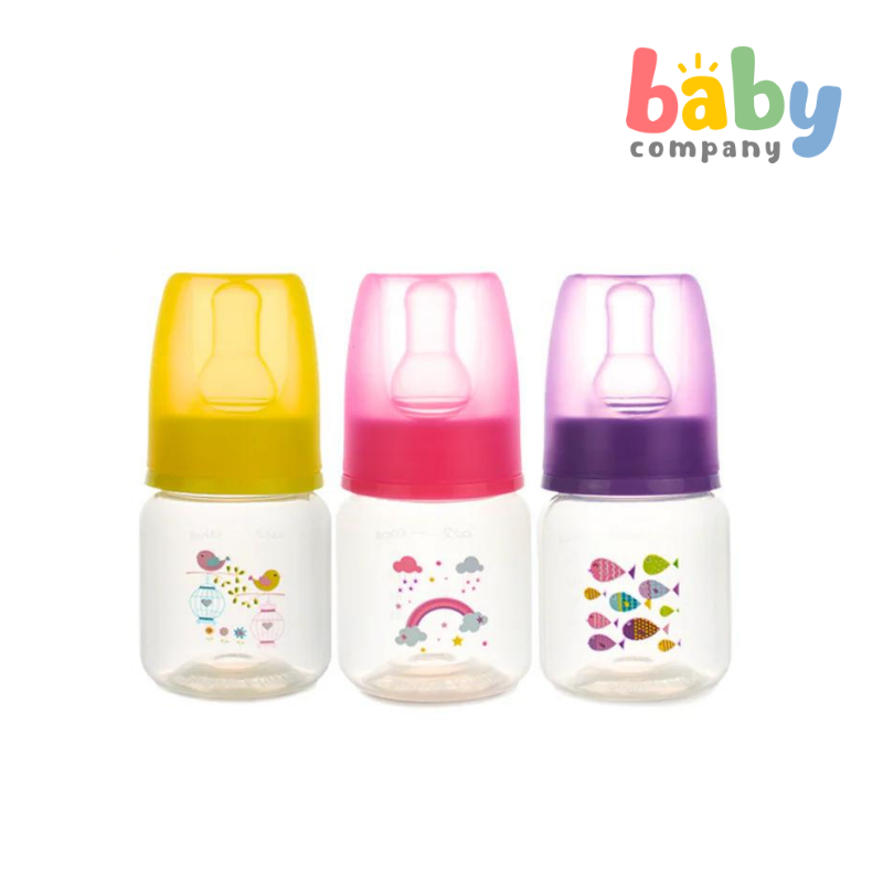 Coral Babies Feeding Bottles - 2oz, Pack of 3