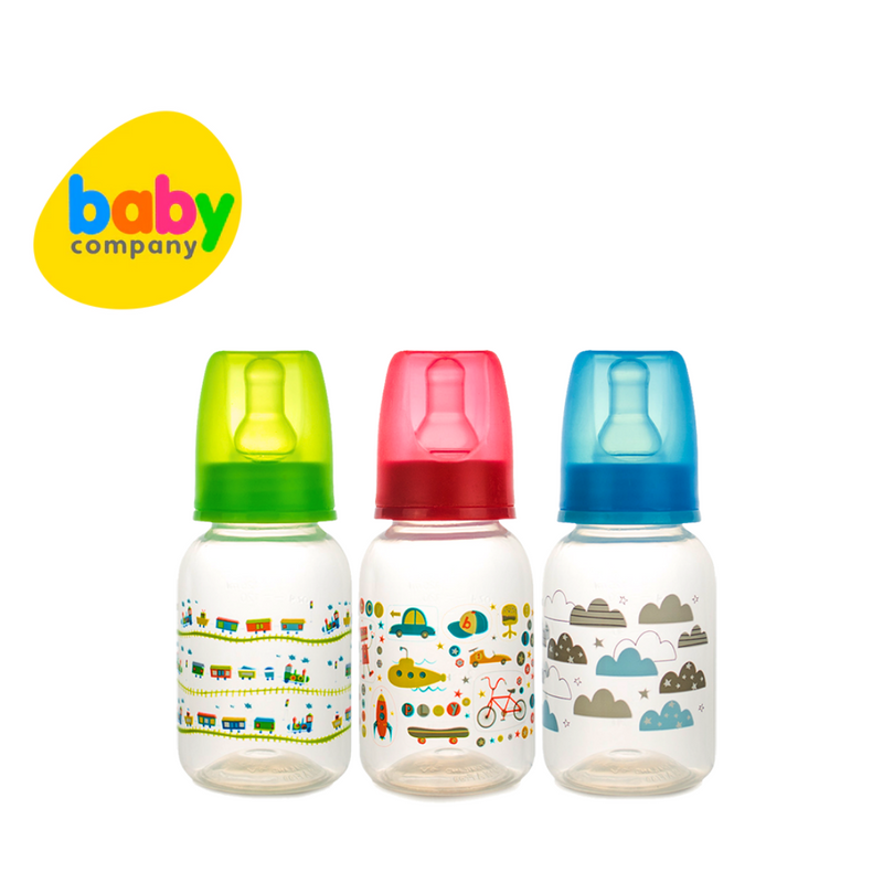 Coral Babies Feeding Bottles - 4oz, Pack of 3
