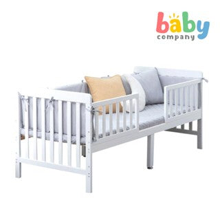 Barnmobler Hansel 5-in-1 Convertible Crib - White