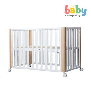 Barnmobler Hansel 5-in-1 Convertible Crib - White