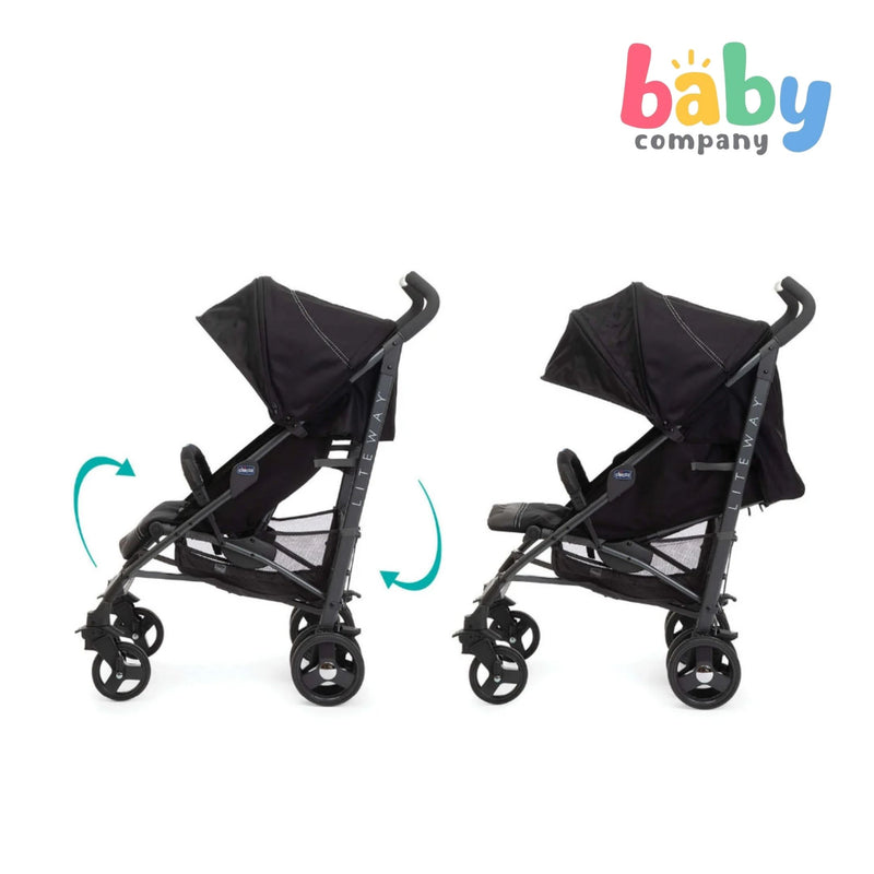 Chicco Liteway 4 Stroller – Jet Black