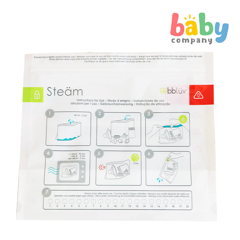 BBLUV Steam Sterilizer Bags