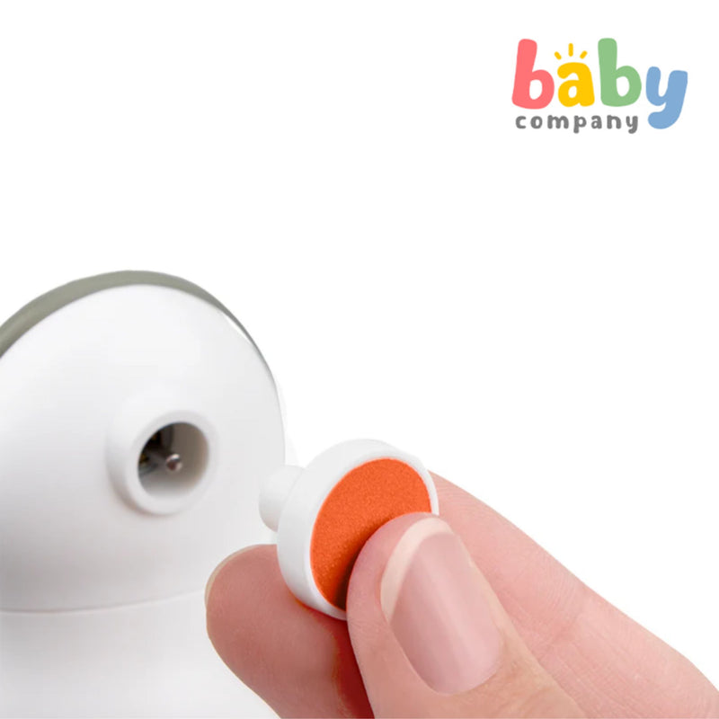 BBLUV Trimö: Extra File Discs for Electric Baby Nail Trimmer - Orange (Step 4)