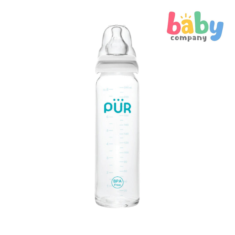 Pur Baby 8oz Tempered Glass Feeding Bottle