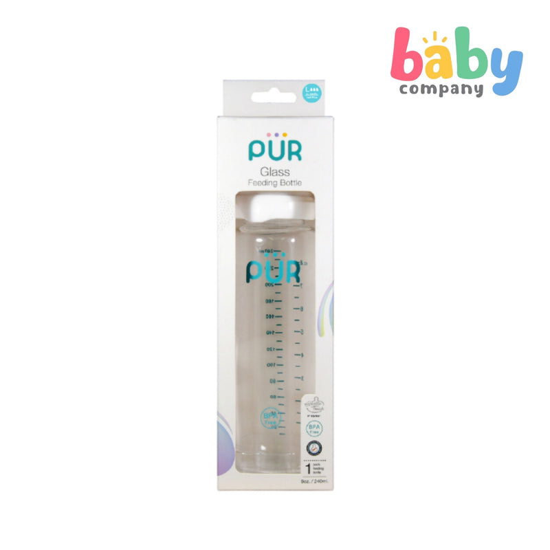 Pur Baby 8oz Tempered Glass Feeding Bottle