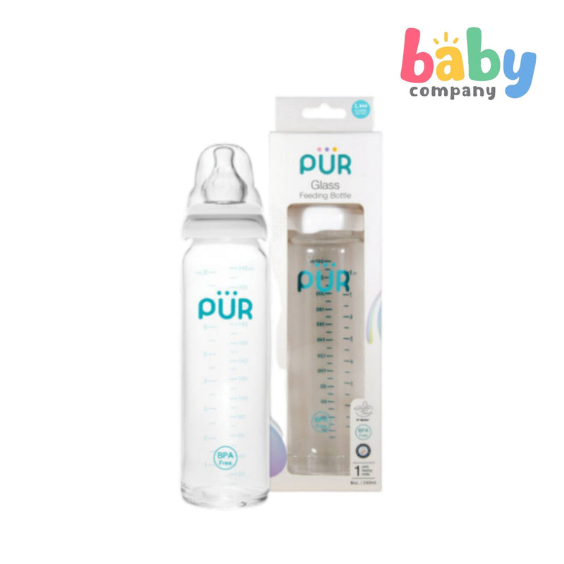 Pur Baby 8oz Tempered Glass Feeding Bottle