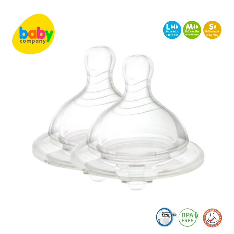 Pur Baby Comfort Feeder Nipple, Pack of 2 - Small