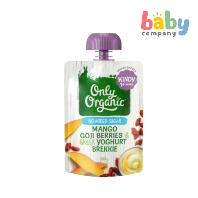 Only Organic Baby Food Mango Goji Berries & Greek Yoghurt Brekkie (12 mos+) 100g