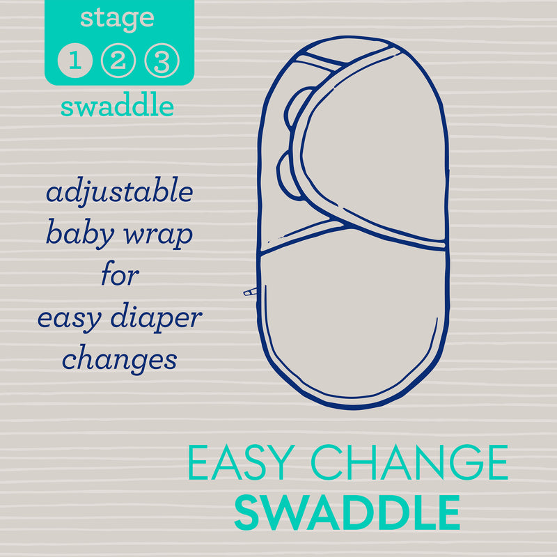 Swaddle Me Easy Change, Small - Peekaboo Panda