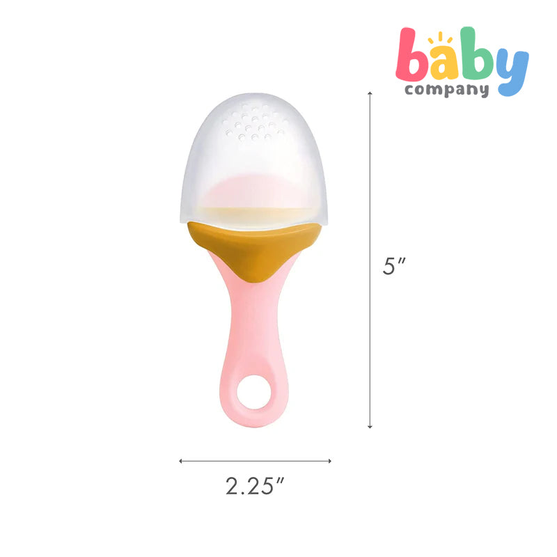 Boon Pulp Silicone Feeder Orange Pink (Pack of 2)