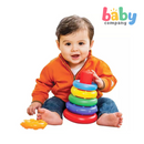 Infantino Rock'N Stack Rings - Yellow Green