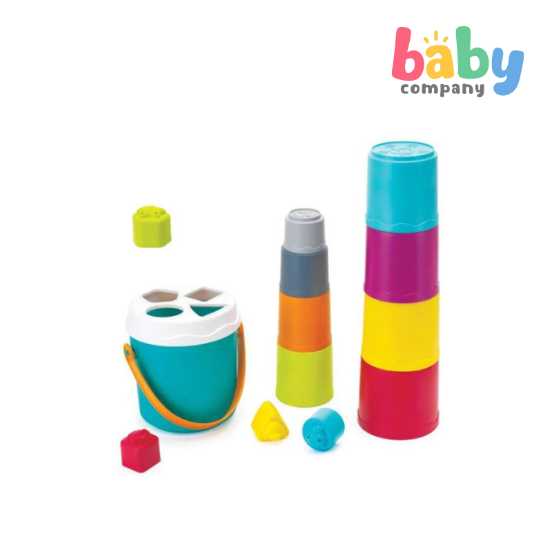 Infantino Shape Sorting Stack 'N Nest Buckets