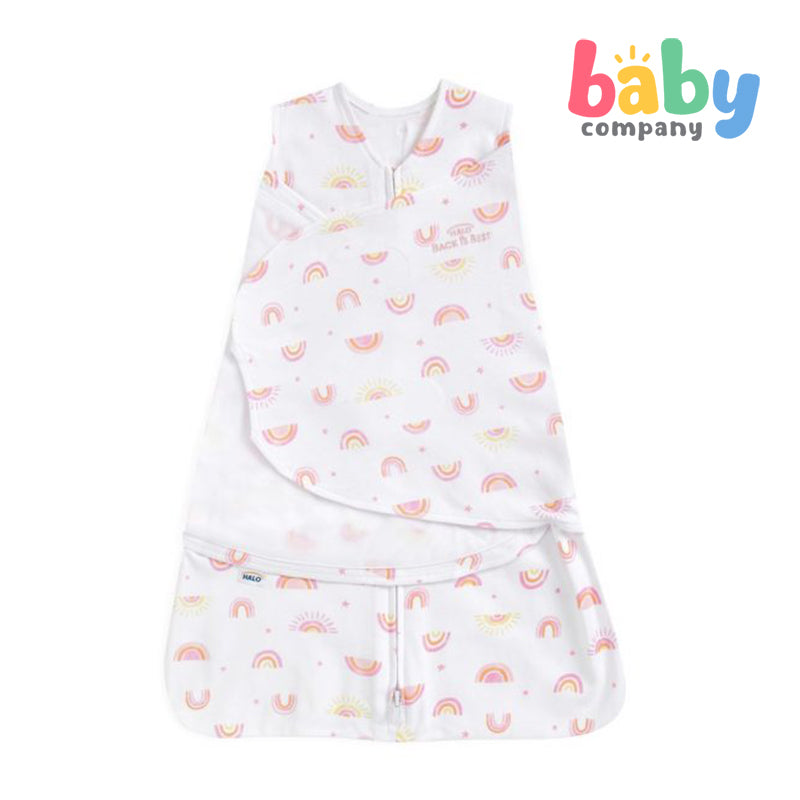 Halo SleepSack Swaddle - Rainbows, Newborn