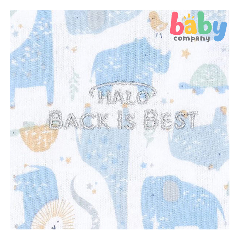 Halo SleepSack Swaddle - Blue Safari, Small