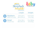 Halo SleepSack Swaddle - Cream, Small