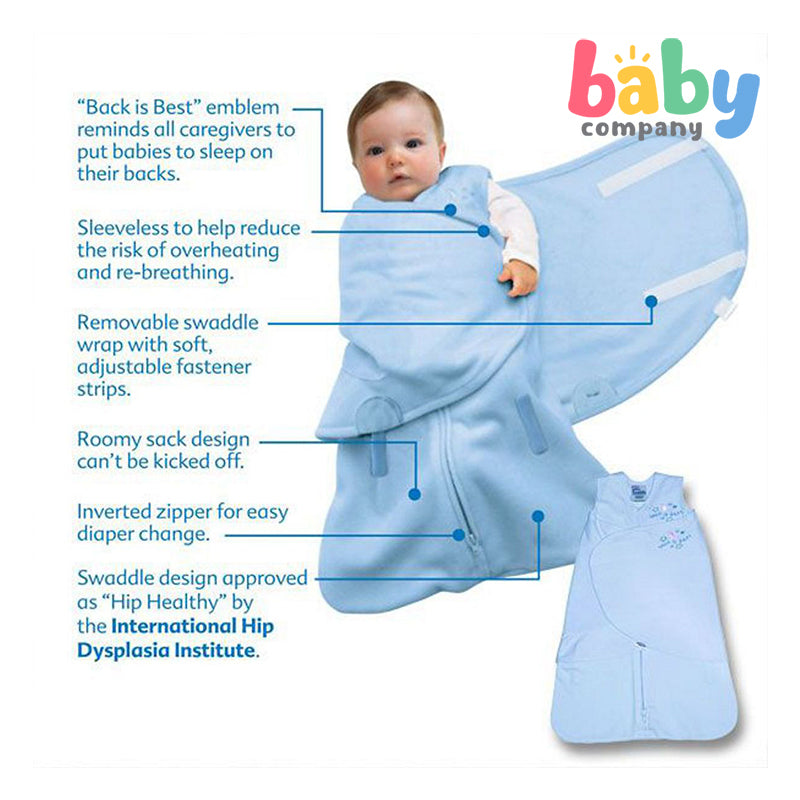 Halo SleepSack Swaddle Floral Stripe, Small