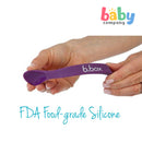 B.box Flexible Silicone Spoon Pack - Purple/Pink