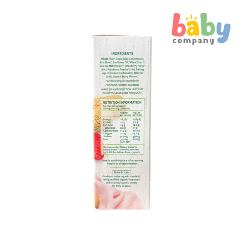 Only Organic Baby Snack Strawberry Biscotti (10 mos+) 100g