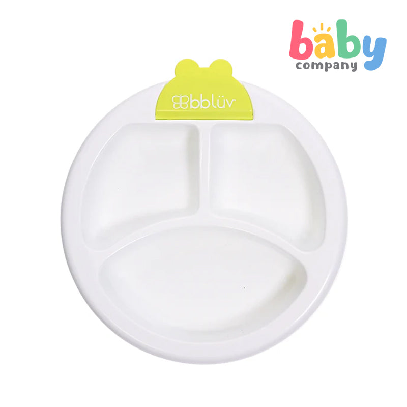 BBLUV Platö: Warm Feeding Plate - Lime