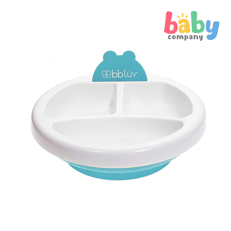 BBLUV Platö: Warm Feeding Plate - Aqua