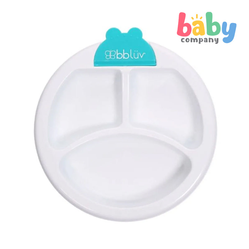 BBLUV Platö: Warm Feeding Plate - Aqua