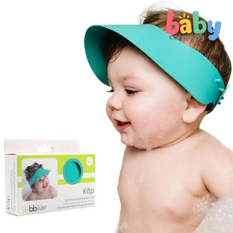 BBLUV Käp: Silicone Shampoo Repellant Cap For Kids - Aqua