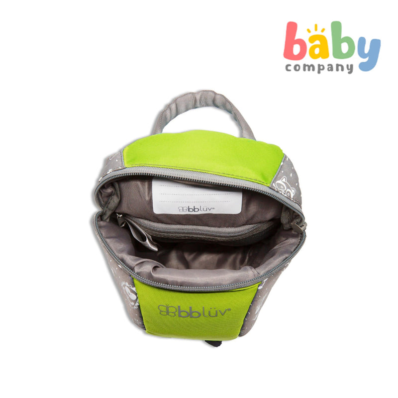 BBLUV Päk: Toddler Mini Backpack With Safety Reins - Lime