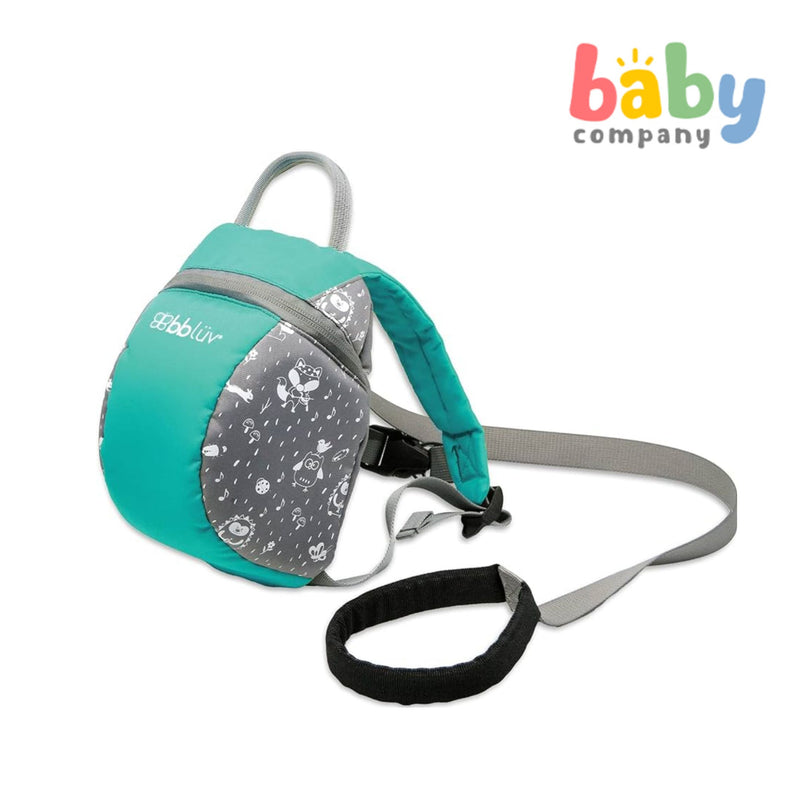 BBLUV Päk: Toddler Mini Backpack With Safety Reins - Aqua