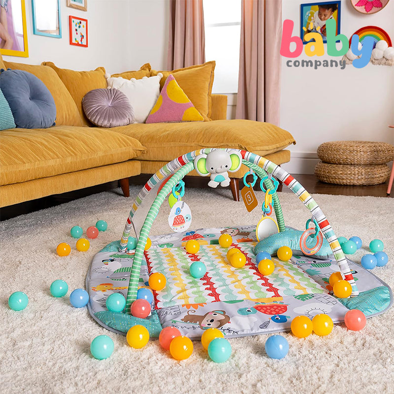 Bright Starts 5 In 1 Gym & Ball Pit - Totally Tropical