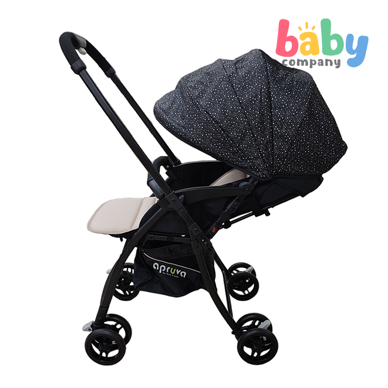 Apruva Keiryo Reversible Lightweight Stroller - Black