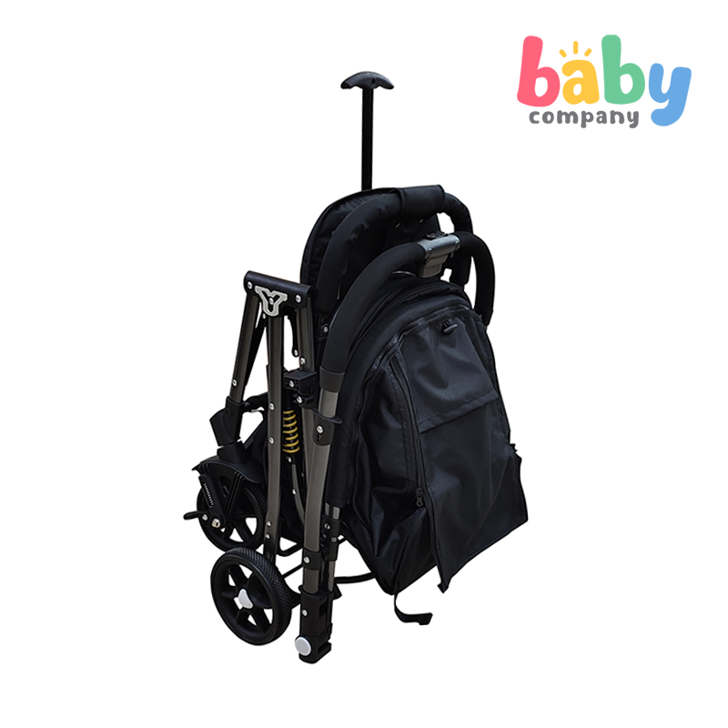 Apruva Ahti Compact Reversible Stroller - Black