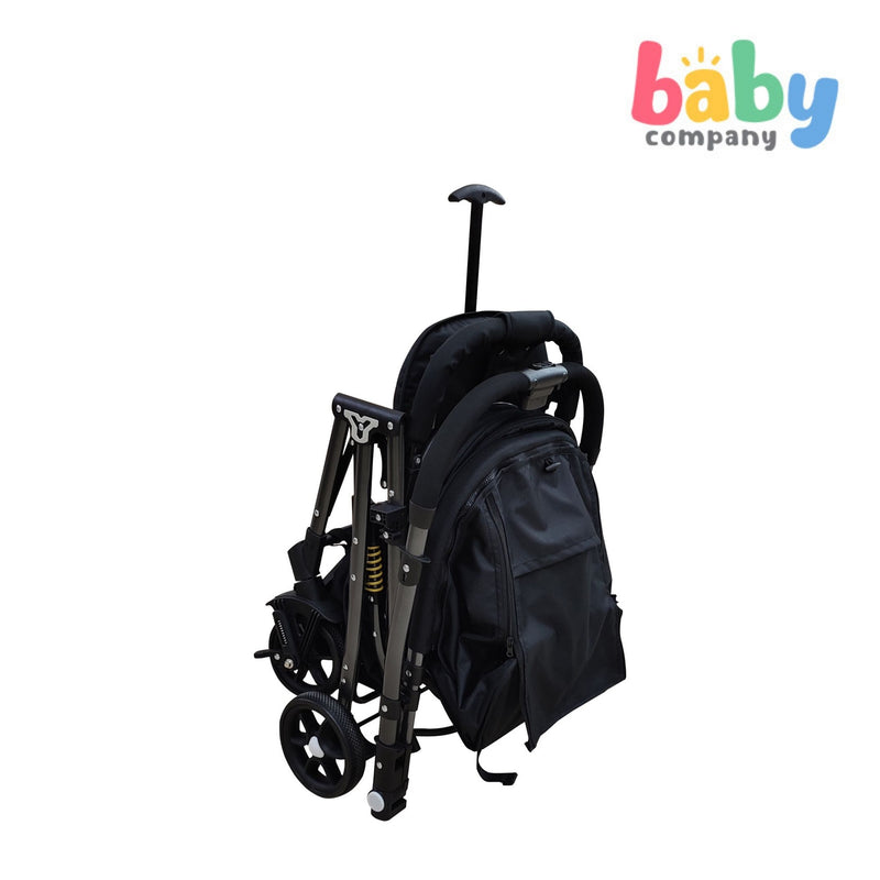 Apruva Ahti Compact Reversible Stroller - Black