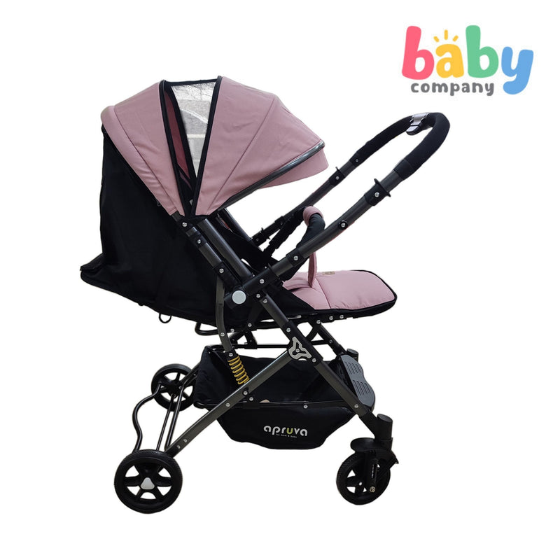 Apruva Ahti Compact Reversible Stroller - Pink