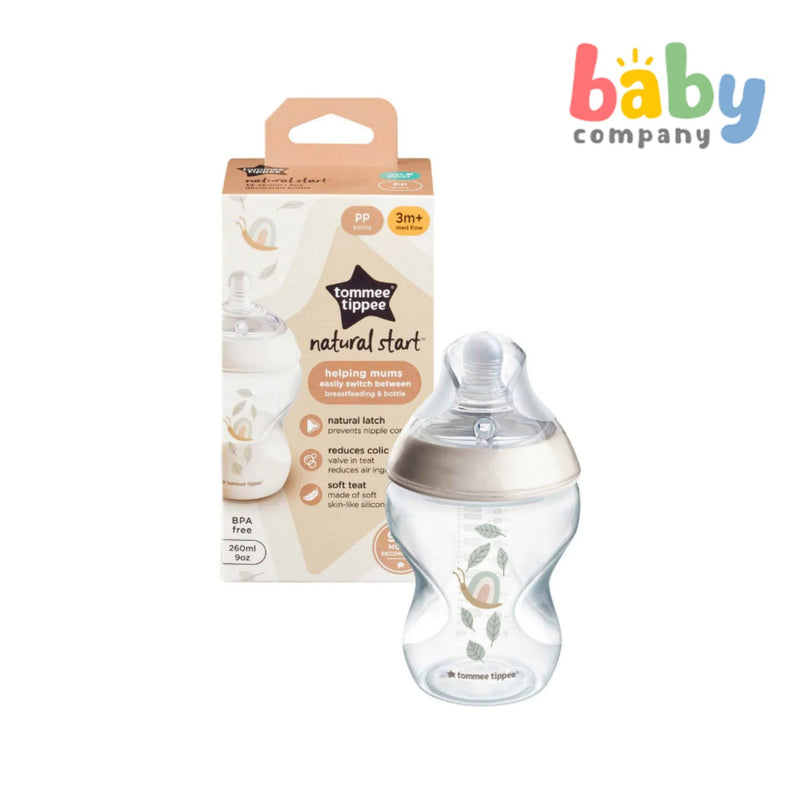 Tommee Tippee Natural Start Decorated Bottle - 260ml/9oz