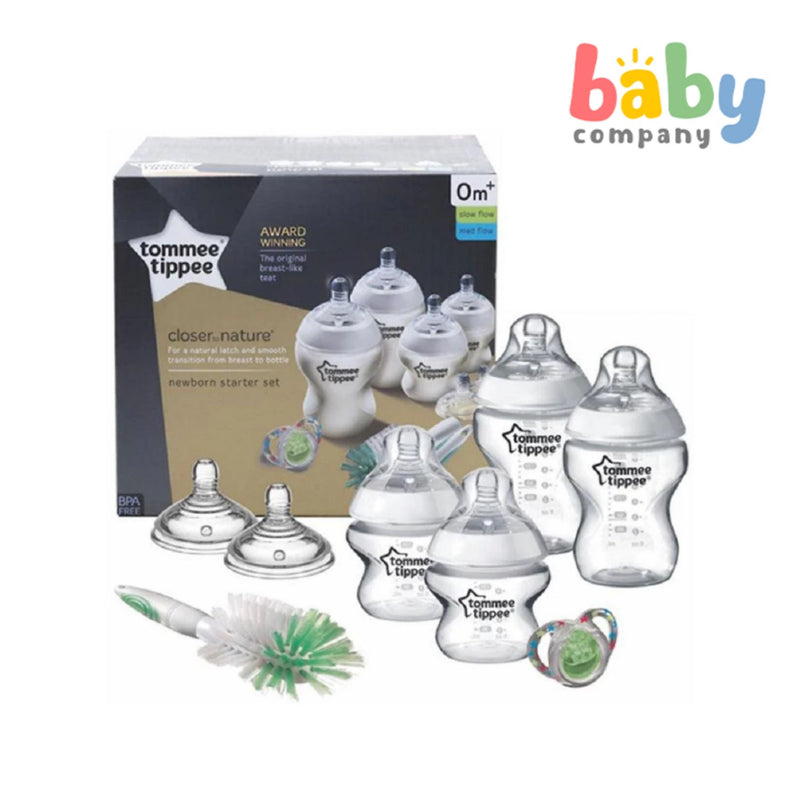 Tommee Tippee Closer to Nature Newborn Starter Set - Clear