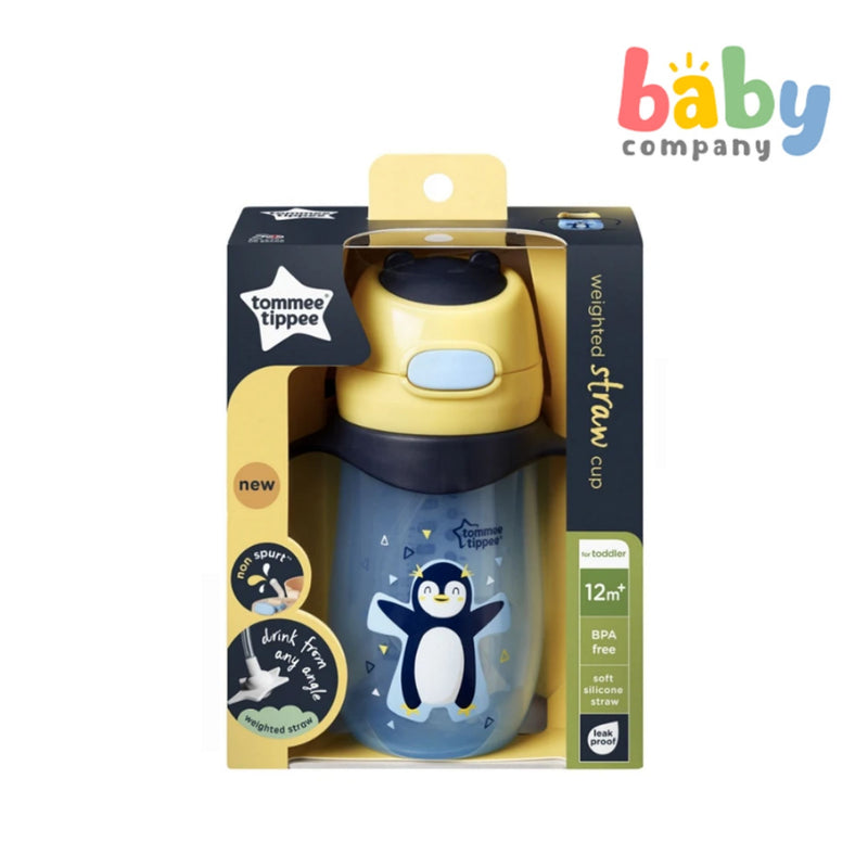 Tommee Tippee Superstar Weighted Straw Cup – 300ml, Penguin