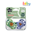 Tommee Tippee Fun Pacific Soother Twin Pack - 6-18 Months