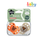Tommee Tippee Fun Pacific Soother Twin Pack - 6-18 Months