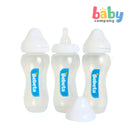 Bebeta 3-Pack Regular Neck Baby Feeding Bottle with Logo (9oz)