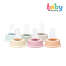 Bebeta 3-Pack Regular Neck Triangle Baby Feeding Bottles (8oz/250ml) - Blue and Pink