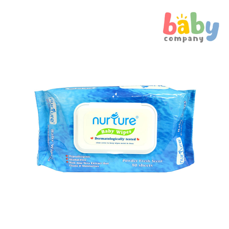 Nurture Baby Wipes Powder Scent 80s