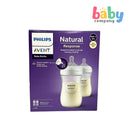 Philips Avent Natural Response Baby Bottle 1m+ - 9oz/260ml, Pack of 2